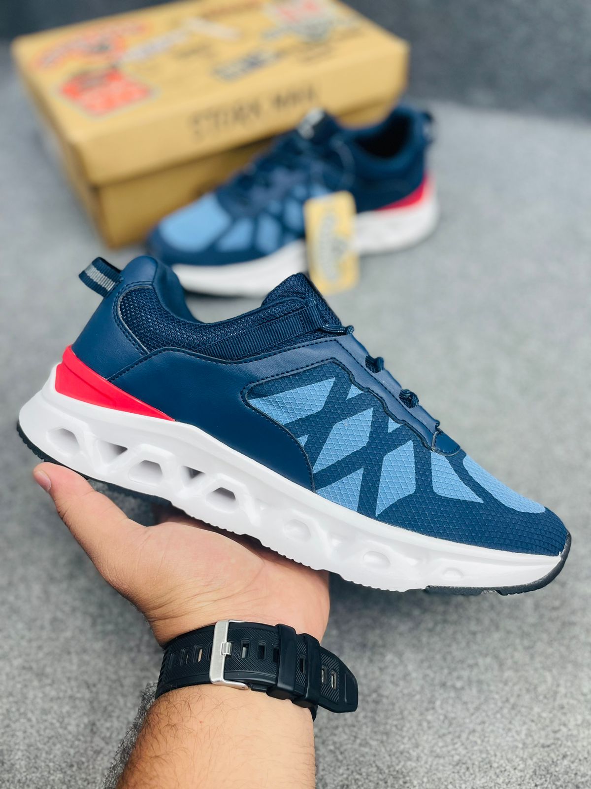 StorkMan Ricardo Sports Shoes for Men-Blue-EFS-57