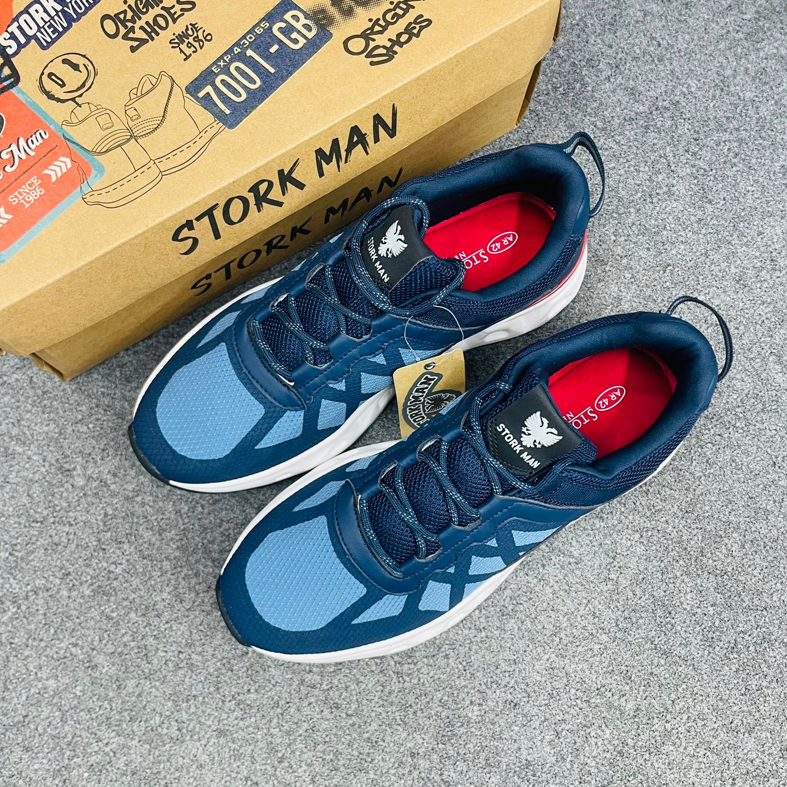 StorkMan Ricardo Sports Shoes for Men-Blue-EFS-57 - Image 4