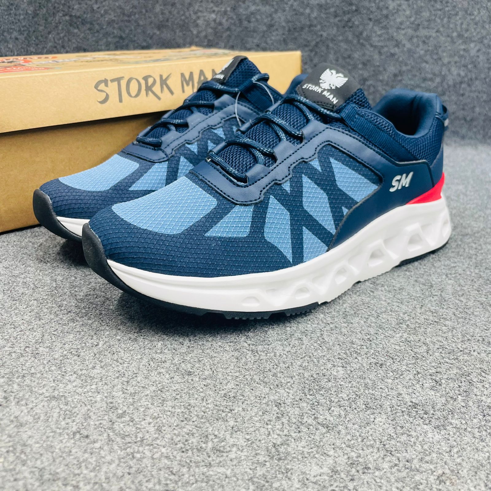 StorkMan Ricardo Sports Shoes for Men-Blue-EFS-57 - Image 3