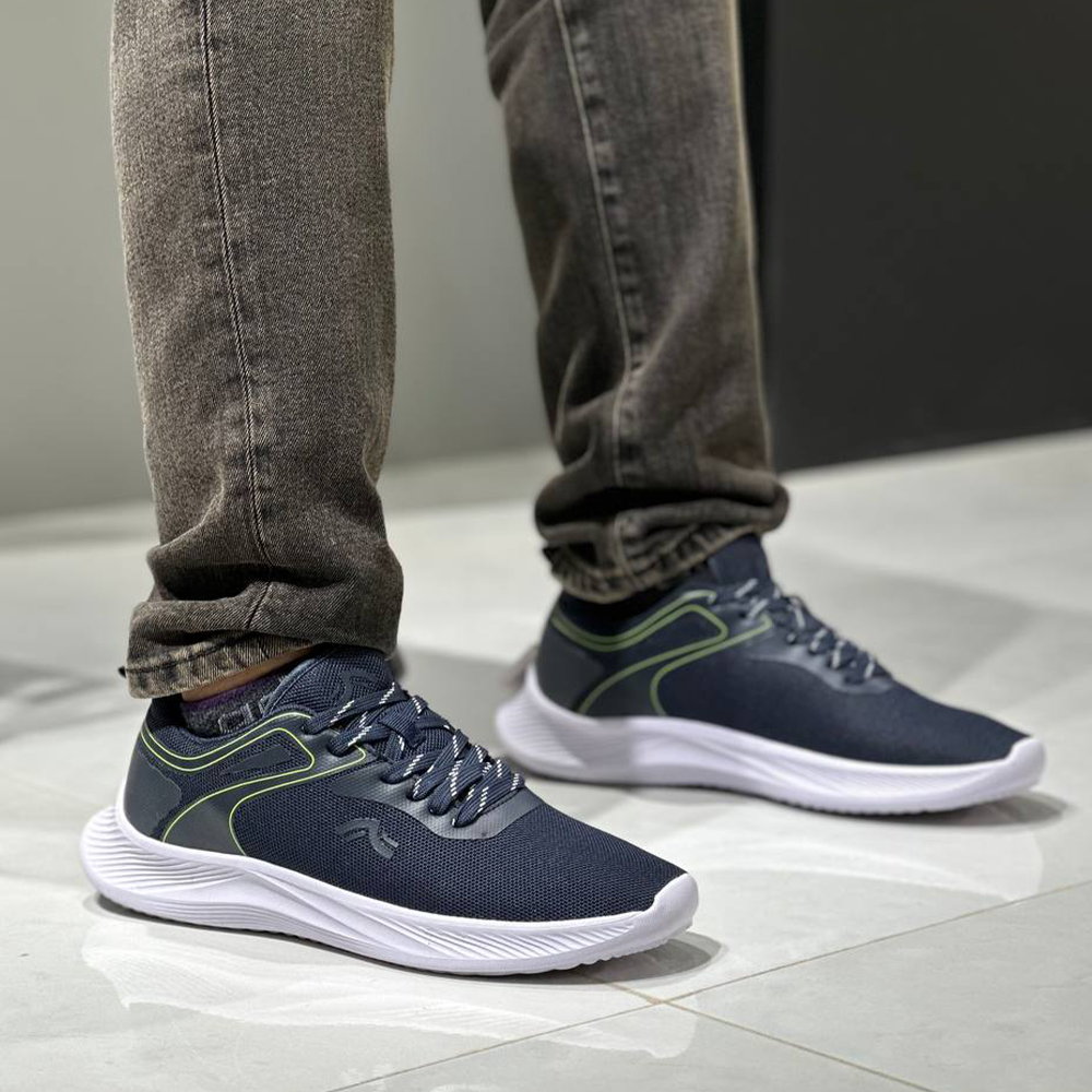 Crivit Running Shoes Mesh Sneakers for Men-Navy Blue-EFS-58