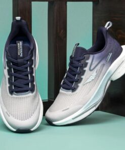 Red Tape Round-Toe Shape Athleisure Shoes For Men - Gray and Blue-EFS-40