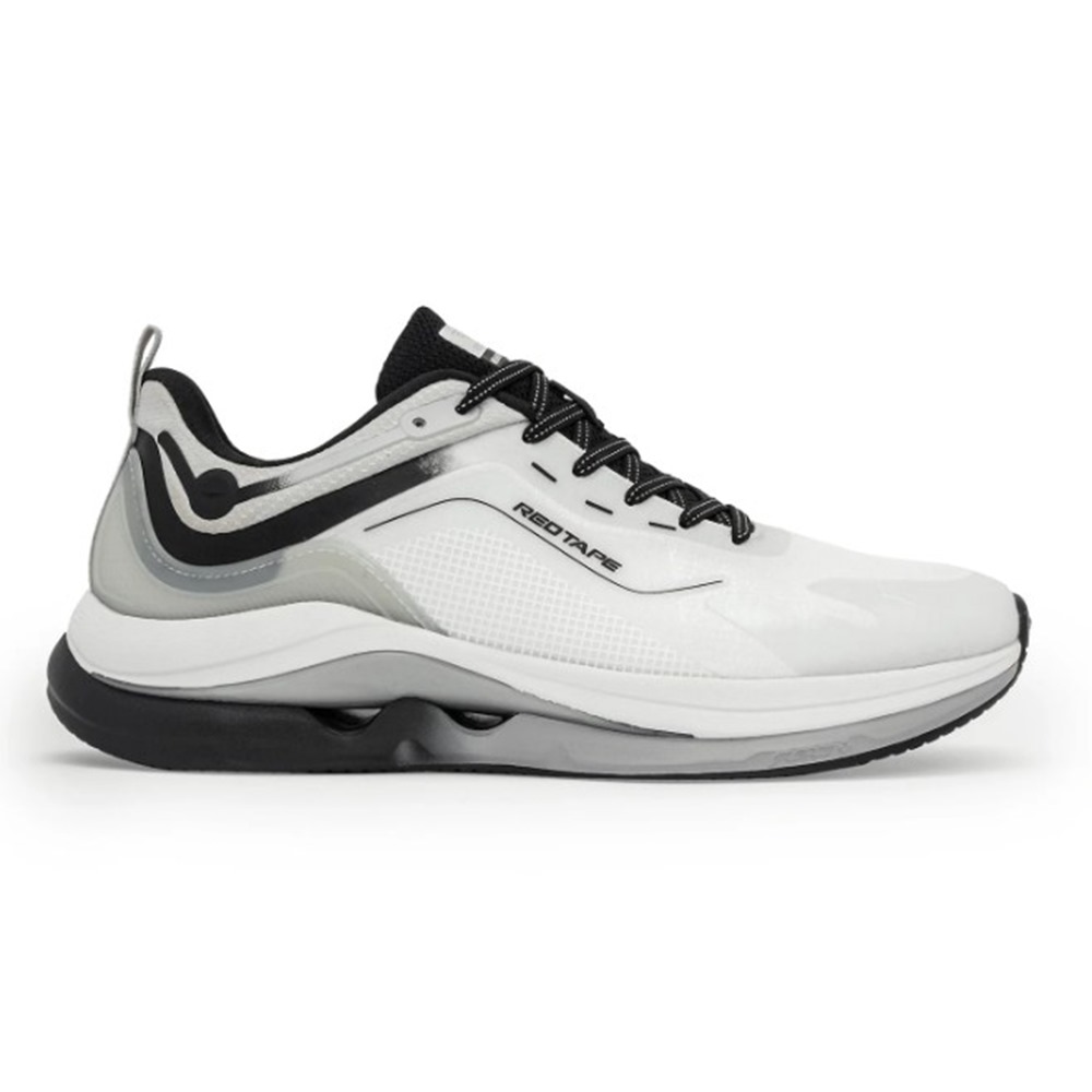 Red Tape Athleisure Shoes For Men - Black and Grey-EFS-37