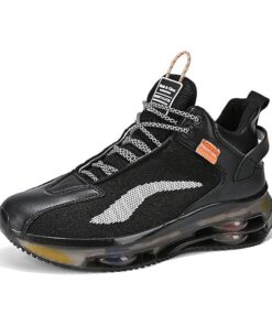 Kideng Sneakers Running Sports Shoes For Men - Black-EFS-33