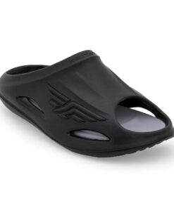 RedTape Casual Sliders for Men - Black-EFS-32