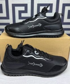 Top Running Shoes for Men - Black-EFS-29