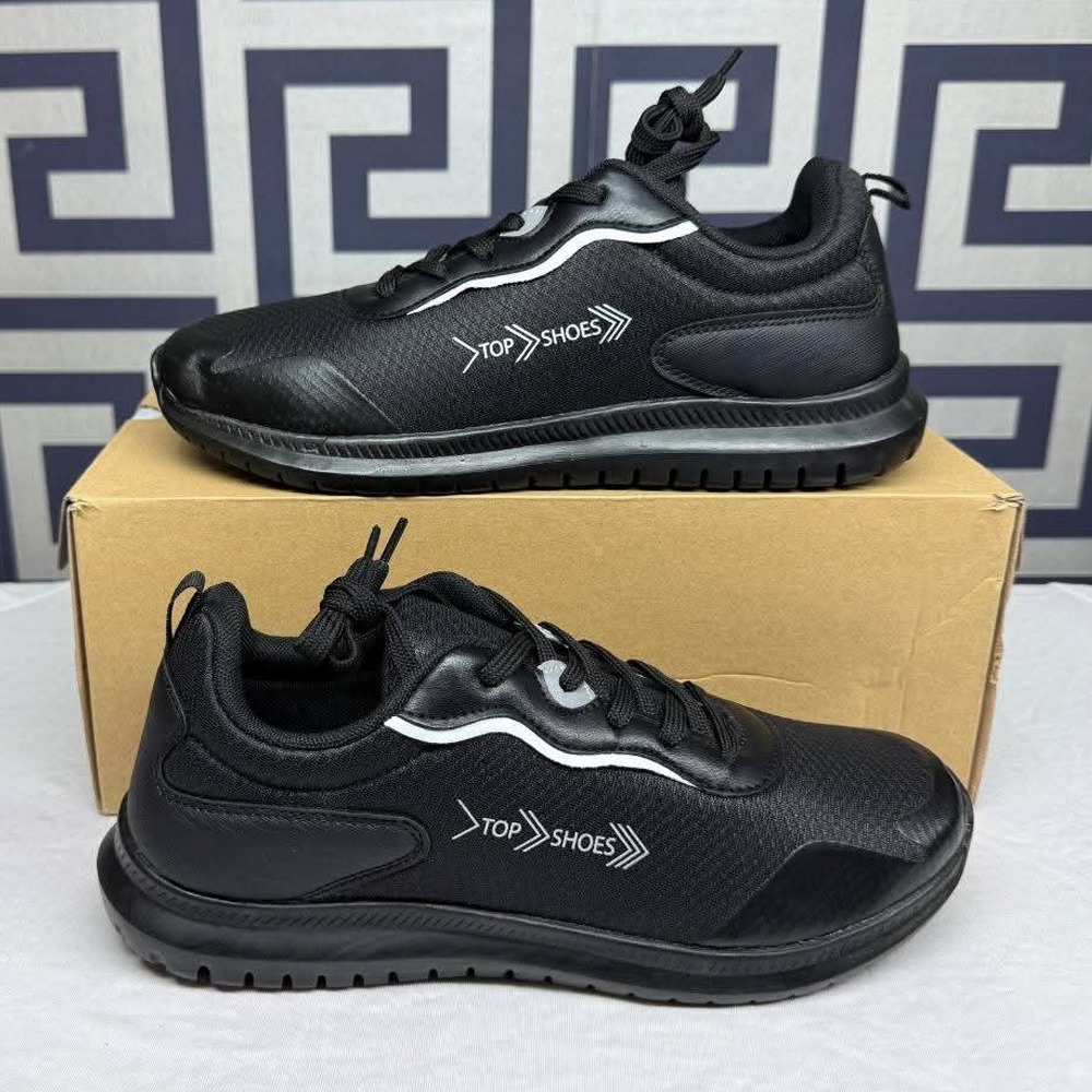 Top Running Shoes for Men - Black-EFS-29