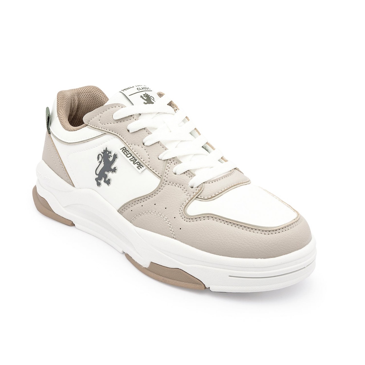 Red Tape Lifestyle Sneaker Shoes For Men - Cream-EFS-24