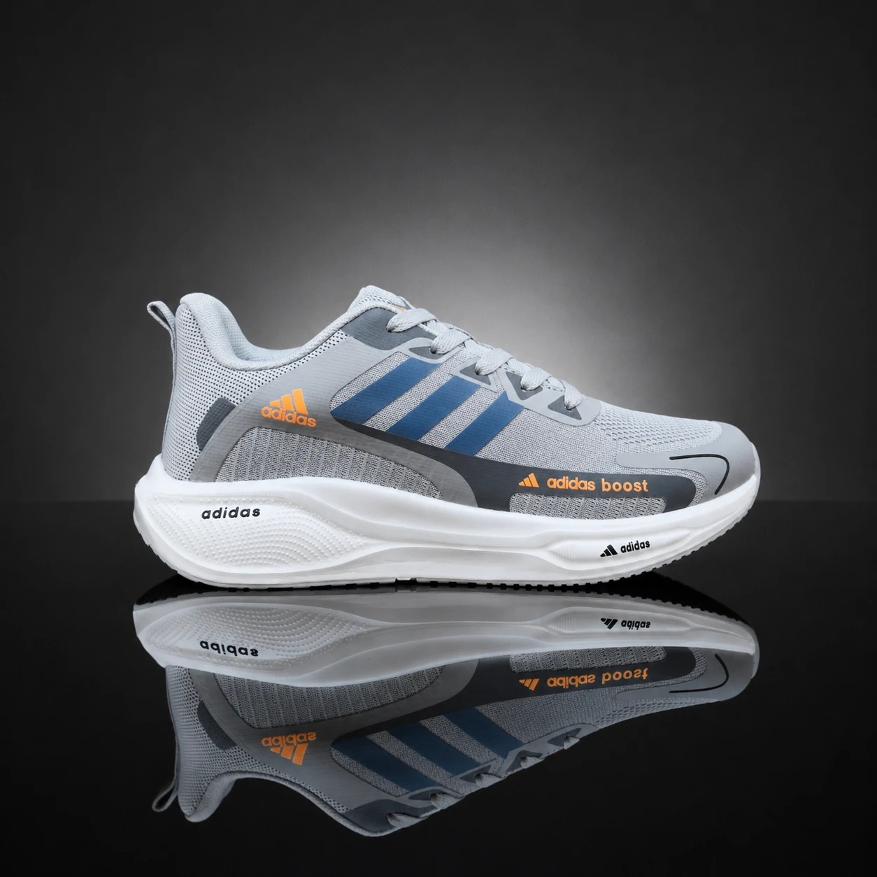 Stylish Comfort performance premium Adidas inspired sneaker Gray