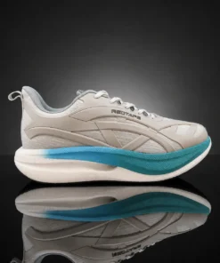 Redtape Super Premium Running Shoes For Man- Gray White